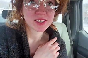 Horny Soccer Mom Cums In Back Seat